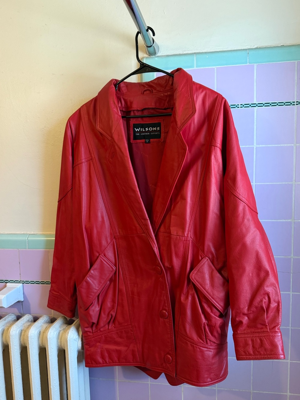 Vintage Wilson’s Leather Red Jacket